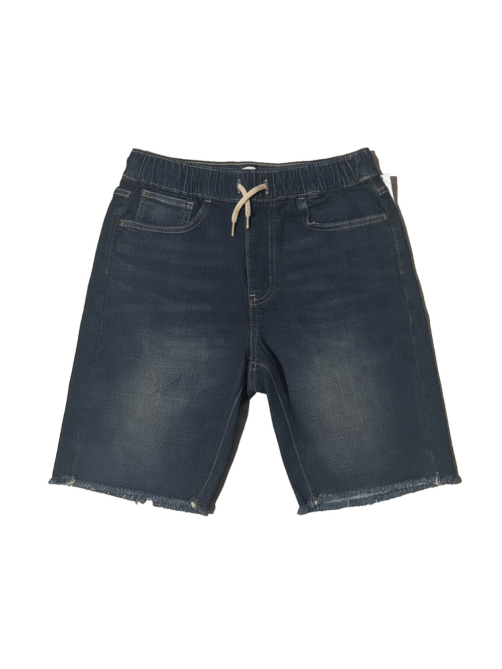 Old Navy Boys Slim Denim Shorts XL 14-16 Dark Wash 360 Stretch Built-In Tough